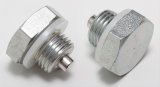 Trans-Dapt Performance Magnetic Oil Drain Plugs 9062 Plug, Magetic, 1/2 in.-20 Threads, for Pans, Seal, Each thumbnail 1