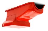 Trans-Dapt Performance Drag Race Oil Pans 9726 Pan, Steel, Orange, 7 qt., Chevy, Small Block, Each thumbnail 3