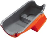 Trans-Dapt Performance Drag Race Oil Pans 9726 Pan, Steel, Orange, 7 qt., Chevy, Small Block, Each thumbnail 4