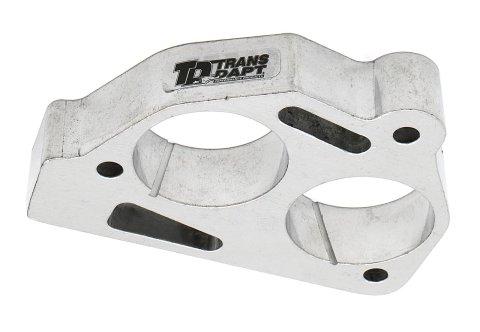 Trans-Dapt Performance Swirl-Torque TBI Spacers 2535 Throttle Body Spacer, Swirl-Torque, Aluminum, Natural, 1 in., Chevy, GMC, Pickup/SUV, Each