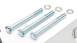 Trans-Dapt Performance Swirl-Torque TBI Spacers 2535 Throttle Body Spacer, Swirl-Torque, Aluminum, Natural, 1 in., Chevy, GMC, Pickup/SUV, Each thumbnail 2