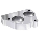 Trans-Dapt Performance Swirl-Torque TBI Spacers 2535 Throttle Body Spacer, Swirl-Torque, Aluminum, Natural, 1 in., Chevy, GMC, Pickup/SUV, Each thumbnail 4