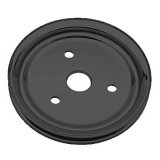 Trans-Dapt Performance Steel Crankshaft Pulleys 8602 Pulley, V-Belt, 1-Groove, Steel, Black, Chevy, Small Block, Short Pump, Each thumbnail 1