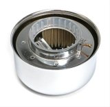Trans-Dapt Performance Chrome Air Cleaners 2399 Cleaner Assembly, Chrome, 4 5/8 in. Diameter, Closed Style, Paper Element, 2.062 in./2.625 in. Inlet, Each thumbnail 2