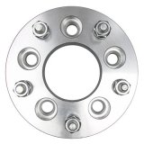 Trans-Dapt Performance Billet Wheel Adapters 3621 Adapters, 1.250 in. Thickness, Aluminum, Clear Anodized, 5 x 4.75 in. Hub to 5 x 135mm Wheel, Pair thumbnail 3