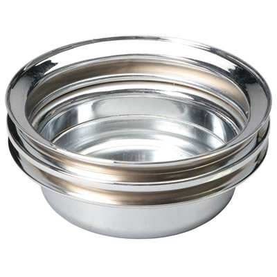 Trans-Dapt Performance Steel Crankshaft Pulleys 8304 Pulley, 6.687 in. Dia., 3.062 in. Depth, Double Groove, OEM Style, 3 Bolt, Chrome, Steel, Each