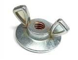 Trans-Dapt Performance Custom Air Cleaner Wing Nuts 2182 Nut, Steel, Chrome, 1/4 in.-20, With Flange, Universal, Each thumbnail 2