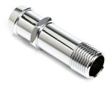 Trans-Dapt Performance NPT to Hose Barb Fittings 9522 Fitting, Adapter, Barb, Straight, Aluminum, Chrome, 1/2 in. NPT, 3/4 in. Barb, Each thumbnail 2