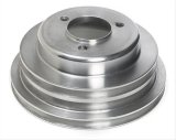 Trans-Dapt Performance Aluminum Crankshaft Pulleys 8738 Pulley, V-belt Style, 3-groove, Aluminum, Polished, 7.750 in. O.D., Chevy, Big Block, Long, Each thumbnail 3