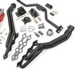Trans-Dapt Performance Swap-In-A-Box Complete Engine Swap Kits 42165 Kit, Black MAXX Headers, Motor Mounts, Oil Pan, Pickup, Gaskets, Hardware, Chevy, LS, 4L60E, 4L70E, Kit thumbnail 1