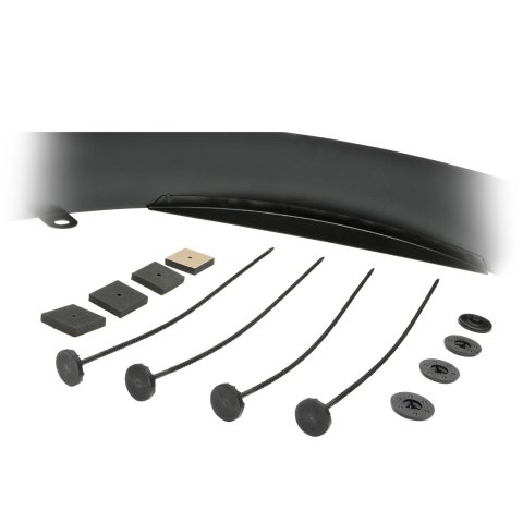 Trans-Dapt Performance Products Fan Shrouds 7177 Shroud, 3" Wide Black Shroud