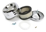 Trans-Dapt Performance Chrome Air Cleaners 2339 Filter Assembly, 4 5/8 in. Diameter, Round, Raised Base, Steel, Chrome, 2 in. Filter Height, Each thumbnail 1