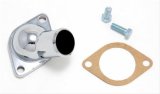 Trans-Dapt Performance Chrome Water Necks 4788 Neck, Zinc Alloy, Plated, 45 Degree, Chevy, Big/Small Block, Each thumbnail 2