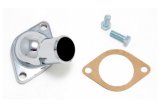Trans-Dapt Performance Chrome Water Necks 4788 Neck, Zinc Alloy, Plated, 45 Degree, Chevy, Big/Small Block, Each thumbnail 3