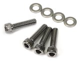 Trans-Dapt Performance Chrome Valve Cover Bolts 9434 chrome plated allen head 1/4-20x1" thumbnail 1