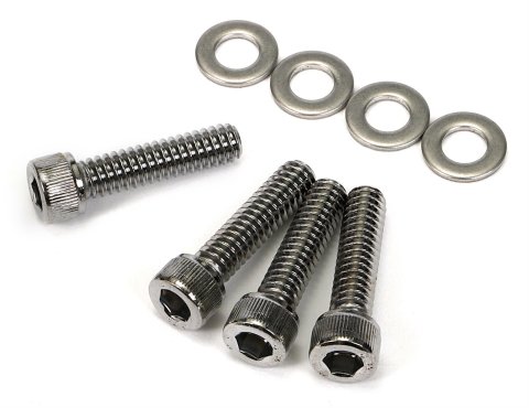 Trans-Dapt Performance Chrome Valve Cover Bolts 9434 chrome plated allen head 1/4-20x1"