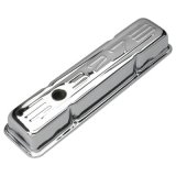 Trans-Dapt Performance Chrome Valve Covers 9853 Covers, Tall, Steel, Chrome, 327 Logo, Chevy, Small Block, Pair thumbnail 4