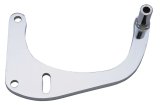 Trans-Dapt Performance Steel Alternator Brackets 9758 Bracket, Steel, Chrome, Front Cover Mount, Short Water Pump, Chevy, Small Block, Each thumbnail 2