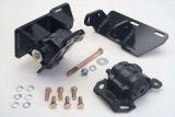 Trans-Dapt Performance Engine Swap Motor Mounts 4406 Mounts, Swap, Block Mount/Frame Pads, Bolt-In, Rubber/Black, Chevy, Small Block, 4.3L, GM V6, 4WD, Kit thumbnail 4