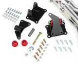 Trans-Dapt Performance Swap-In-A-Box Complete Engine Swap Kits 42052 Kits, Complete, Mid-length Silver Ceramic Coated Headers, Motor Mounts, Red Oil Pan, Chevy, GMC, 4.8L, 5.3L, 6.0L, Kit thumbnail 1