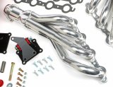 Trans-Dapt Performance Swap-In-A-Box Complete Engine Swap Kits 42052 Kits, Complete, Mid-length Silver Ceramic Coated Headers, Motor Mounts, Red Oil Pan, Chevy, GMC, 4.8L, 5.3L, 6.0L, Kit thumbnail 2