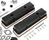 Trans-Dapt Performance PerfectMatch Powdercoated Engine Dress-Up Kits 3053 Kit, PerfectMatch, Steel, Asphalt Black Powdercoated, Chevy, Small Block, Kit thumbnail 2