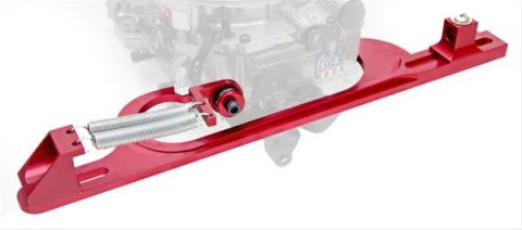 Trans-Dapt Performance Products Throttle Cable Brackets 2344 THROTTLE BRACKETS BILLET ANODIZED BLACK 4150 CARB