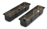 Trans-Dapt Performance Products Valve Covers 8679 CHEVY 327 LOGO TALL ASPHALT BLACK POWDER COATED VALVE COVERS thumbnail 2