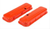 Trans-Dapt Performance Products Valve Covers 9962 CHEVY 502 LOGO SHORT ORANGE POWDER COATED VALVE COVERS thumbnail 2