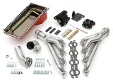 Trans-Dapt Performance Swap-In-A-Box Complete Engine Swap Kits 46002 Kit, Silver Ceramic Coated Headers, Motor Mounts, Oil Pan, Pickup, Gaskets, Hardware, Chevy, LS, 4L60, 4L70, Kit thumbnail 1