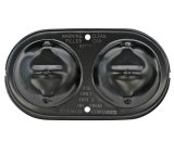 Trans-Dapt Performance Products Master Cylinder Reservoir Covers 7342 Cover, 3" X 5 3/4" Black Brake Cover thumbnail 3