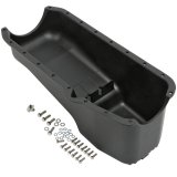 Trans-Dapt Performance Products Oil Pans 7424 Pan, Early Small Block Chevy Finned Aluminum Pan Black thumbnail 3