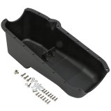 Trans-Dapt Performance Products Oil Pans 7424 Pan, Early Small Block Chevy Finned Aluminum Pan Black thumbnail 5
