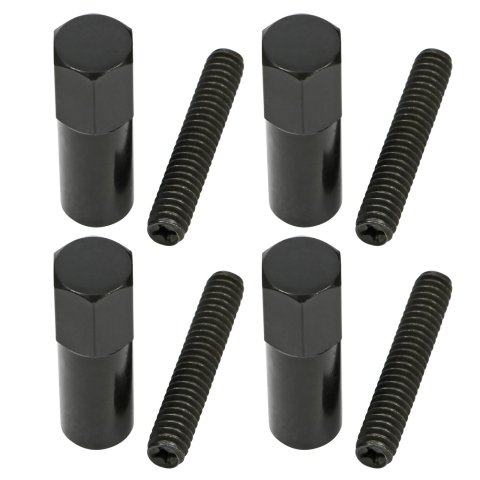 Trans-Dapt Performance Products Valve Covers 7449 Cover, 1/4-20 X 1-1-3/8 Tall V/C Fasteners Black