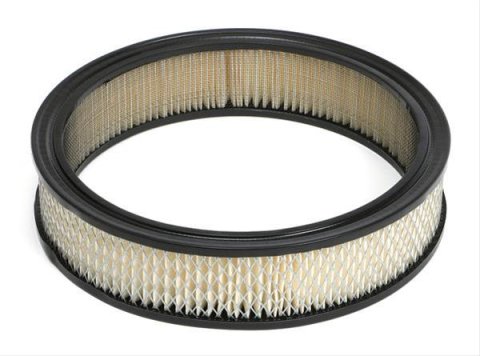Trans-Dapt Performance High-Flow Replacement Air Filter Elements 2113 Element, High Flow, Replacement, Round, Paper, White, 10 in. Diameter, 2.125 in. Height, Each