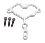 Trans-Dapt Performance TBI Riser Plates 2457 Injector Spacer, Throttle Body Injection, Aluminum, Black, 1/4 in., Chevy, GMC, Pickup/SUV, Each thumbnail 1