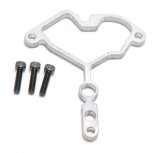 Trans-Dapt Performance TBI Riser Plates 2457 Injector Spacer, Throttle Body Injection, Aluminum, Black, 1/4 in., Chevy, GMC, Pickup/SUV, Each thumbnail 2