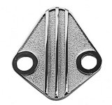 Trans-Dapt Performance Fuel Pump Block-Off Plates 2058 Plate, Steel, Chrome Plated, Chevy, Chrysler, Ford, Dodge, Plymouth, Each thumbnail 4