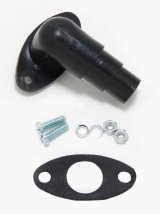 Trans-Dapt Performance Air Filter Assembly Vents 2192 Vent, Plastic, Black, 90 Degree, 1.5 in. Length, 3/4 in. Inlet Tube Diameter, Each thumbnail 2