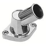Trans-Dapt Performance Aluminum Water Necks 6003 Neck, Aluminum, Polished, 45 Degree, Chevy, Big/Small Block, Each thumbnail 3