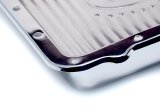 Trans-Dapt Performance Transmission Pans 9125 Pan, Stock, Steel, Chrome, Finned, Ford, C-6, Each thumbnail 4