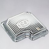 Trans-Dapt Performance Transmission Pans 9125 Pan, Stock, Steel, Chrome, Finned, Ford, C-6, Each thumbnail 7