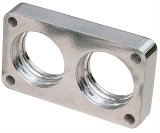 Trans-Dapt Performance Torque-Curve MPFI Spacers 2518 Throttle Body Spacer, Torque-Curve, Aluminum, Natural, 1 in., Ford, Pickup, Each thumbnail 3
