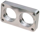 Trans-Dapt Performance Torque-Curve MPFI Spacers 2518 Throttle Body Spacer, Torque-Curve, Aluminum, Natural, 1 in., Ford, Pickup, Each thumbnail 4