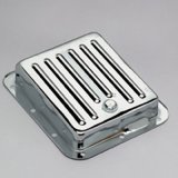 Trans-Dapt Performance Transmission Pans 9531 Pan, Stock, Steel, Chrome, Finned, Case Fill, Ford, C-4, Each thumbnail 2