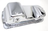 Trans-Dapt Performance OEM Replacement Oil Pans 9754 Pan, Steel, Chrome Plated, 5 qt., Ford, 5.0L, Each thumbnail 1