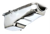 Trans-Dapt Performance OEM Replacement Oil Pans 9414 Pan, Steel, Chrome Plated, 4 qt., Chevy, Small Block, Each thumbnail 2