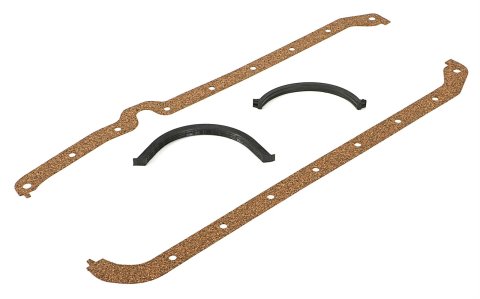 Trans-Dapt Performance Oil Pan Gaskets 9013 Gasket, Engine Pan, Cork/Rubber, Chevrolet, 305/350 SBC, Set