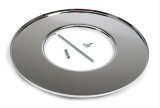 Trans-Dapt Performance Air Filter Bases 2429 Cleaner Base Plate, Steel, Chrome, 14 in. Diameter, Dominator 7 5/16 in. Inlet, Raised 3/4 in., Each thumbnail 2