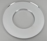 Trans-Dapt Performance Air Filter Bases 2429 Cleaner Base Plate, Steel, Chrome, 14 in. Diameter, Dominator 7 5/16 in. Inlet, Raised 3/4 in., Each thumbnail 3